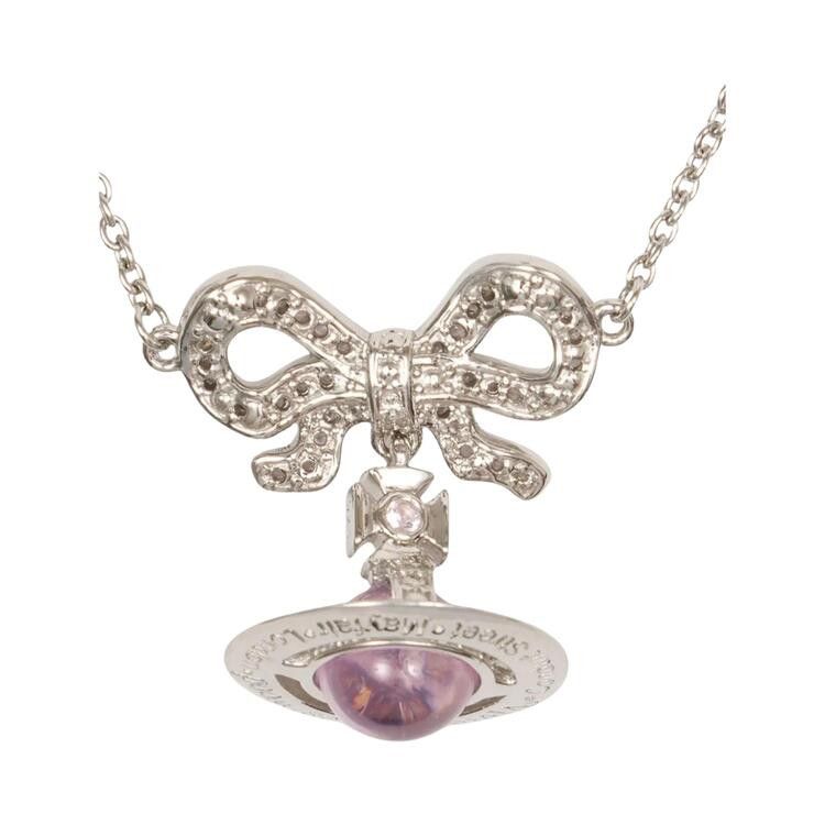 Vivienne Westwood Octavie Choker 'Platinum/Pink'