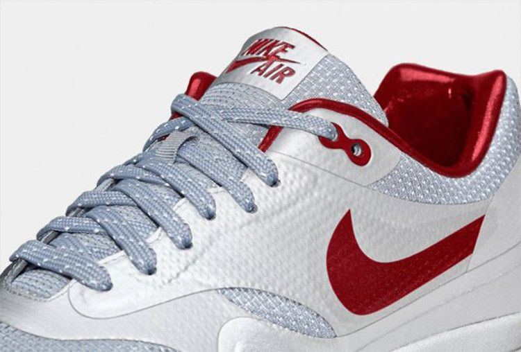 Nike Air Max 1 Hyp QS 'Silver Deep Red'