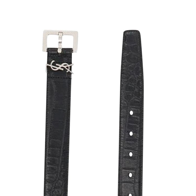 Saint Laurent Monogram Belt 'Black'
