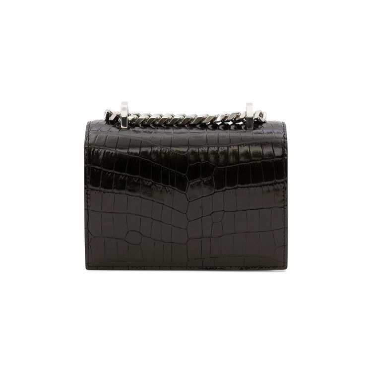 Alexander McQueen Mini Jewelled Satchel 'Black'