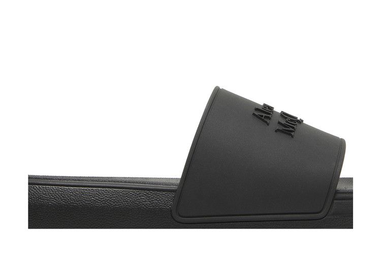 Alexander Mcqueen Wmns Logo Slides 'Black'