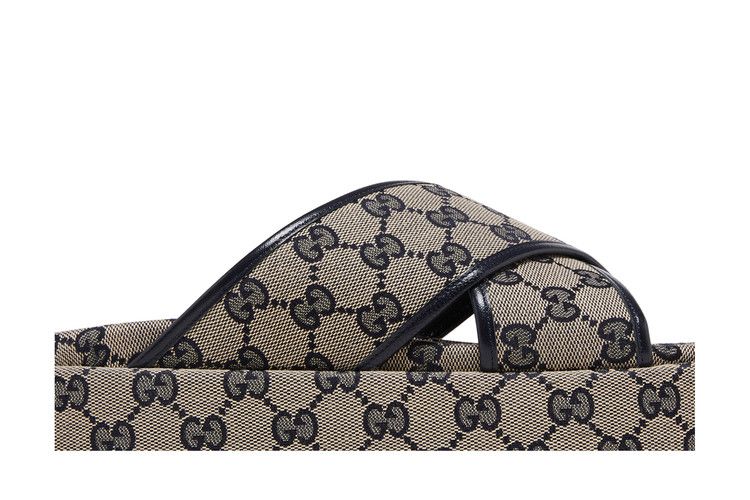 Gucci Wmns GG Platform Slide Sandal 'GG Motif - Beige Blue'
