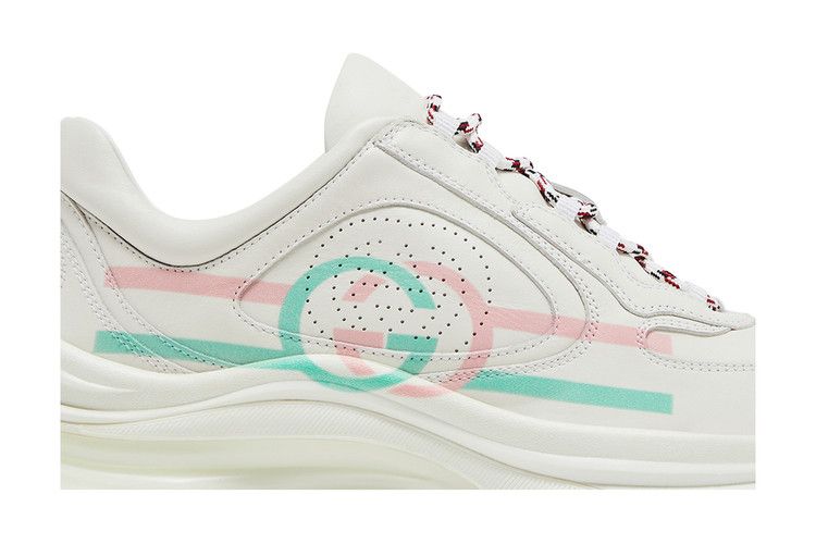 Gucci Wmns Run Sneaker 'White Pink Turquoise'