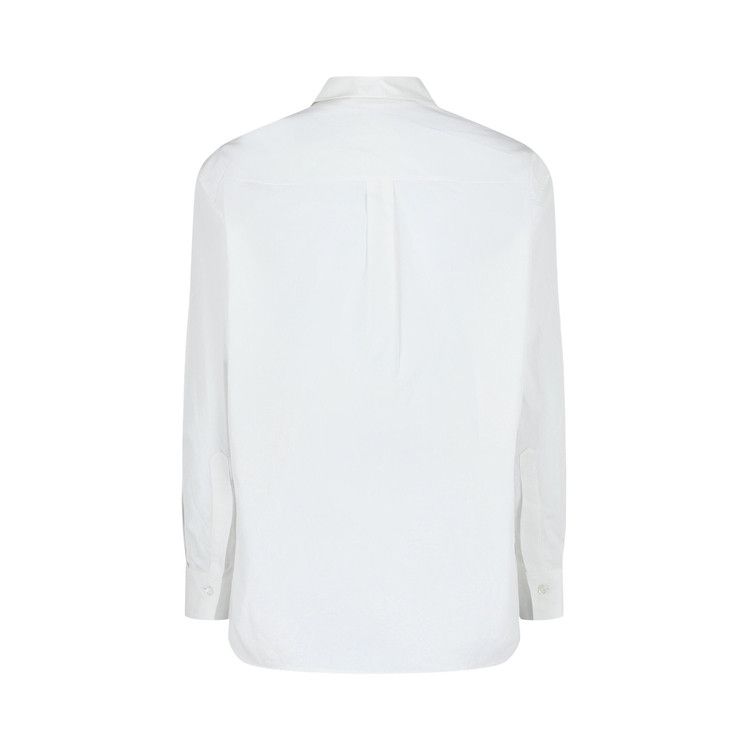 Alexander McQueen Classic Cotton Dress Shirt 'Optical White'