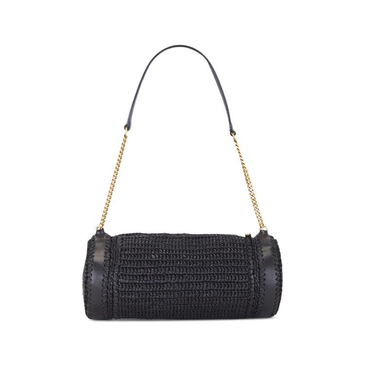 Saint Laurent Cassandre Small Cylinder Bag 'Noir'