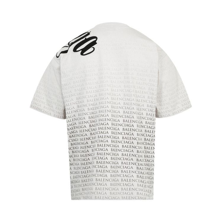 Balenciaga Medium Fit T-Shirt 'Dirty White/Black'