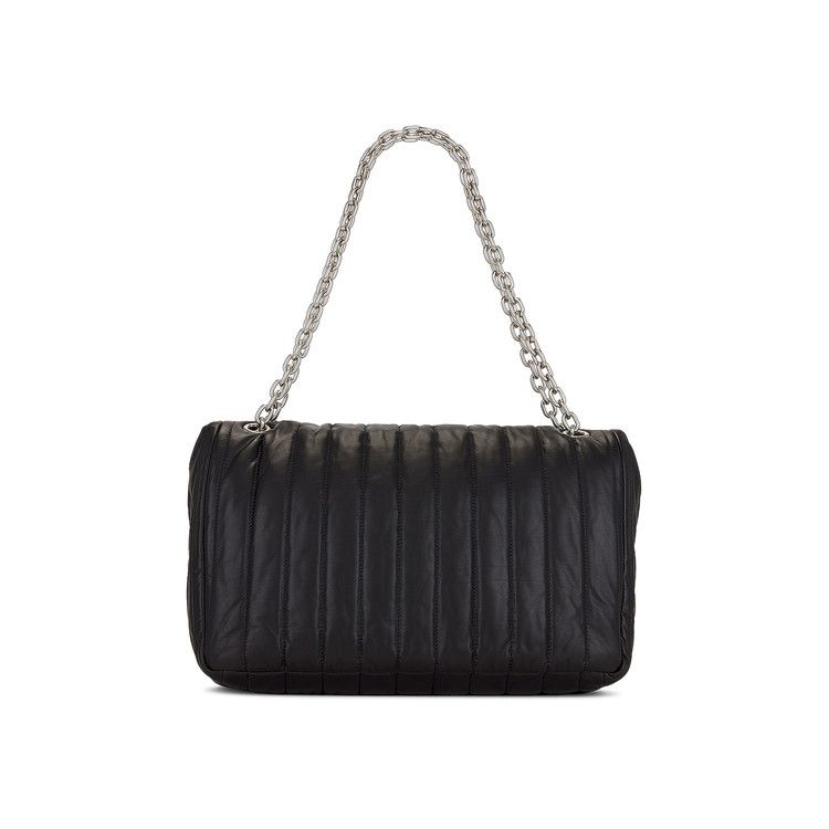 Balenciaga Monaco Medium Quilted Chain Bag 'Black'