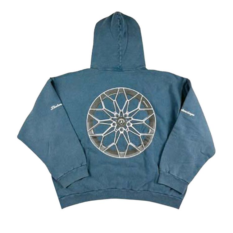 Balenciaga Medium Fit Hoodie 'Dark Blue'