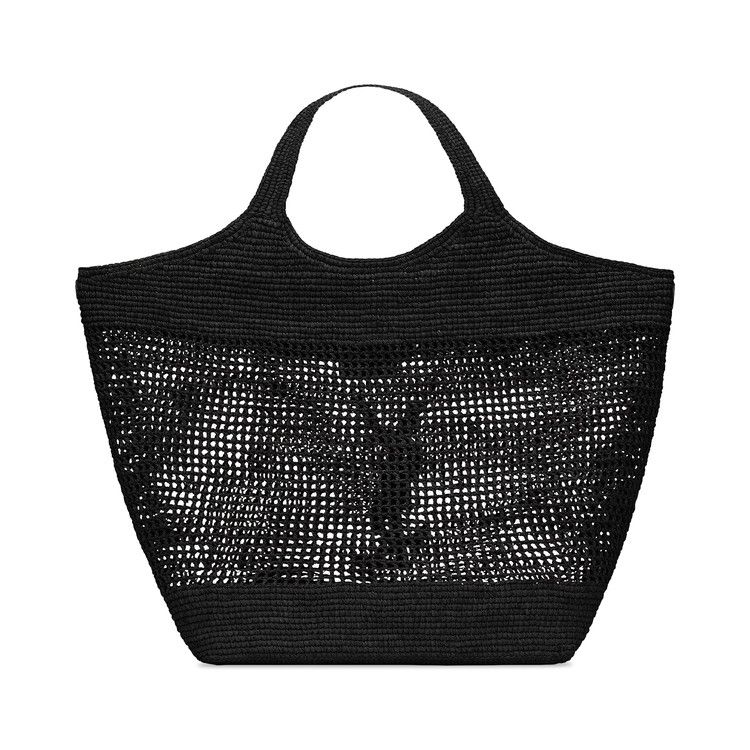 Saint Laurent Raffia Bag 'Nero'