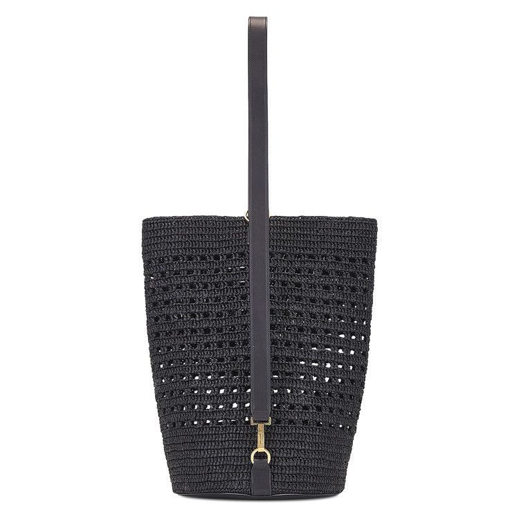 Saint Laurent Large Cécile Bucket Bag 'Noir'