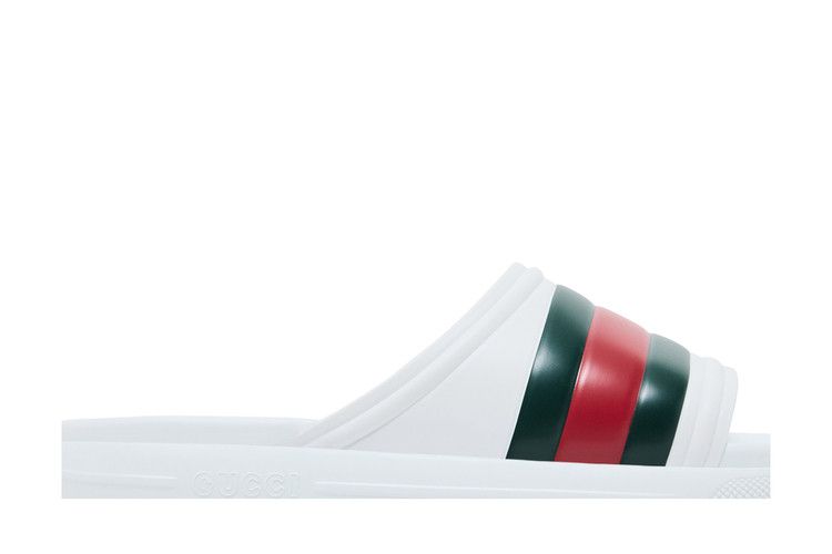 Gucci Web Slide Sandal 'White Green Red'