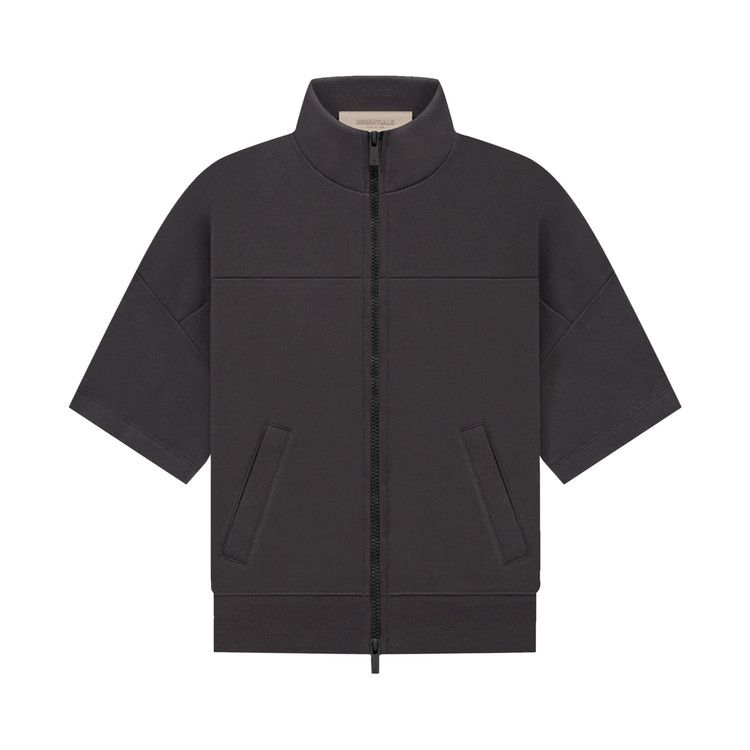 Fear of God Essentials Kids Short-Sleeve Full Zip Jacket 'Iron'