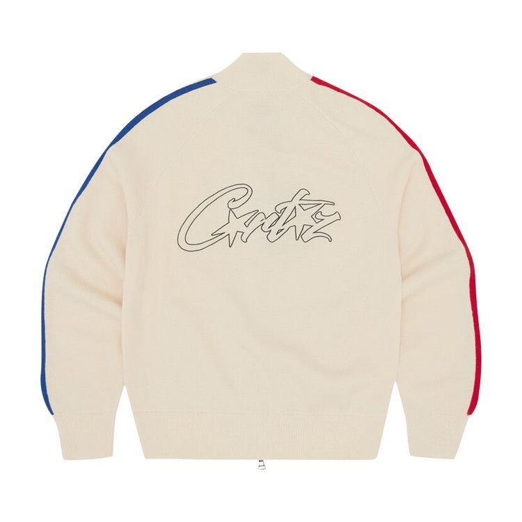 Corteiz Knit Zip Up Fleece 'Cream'