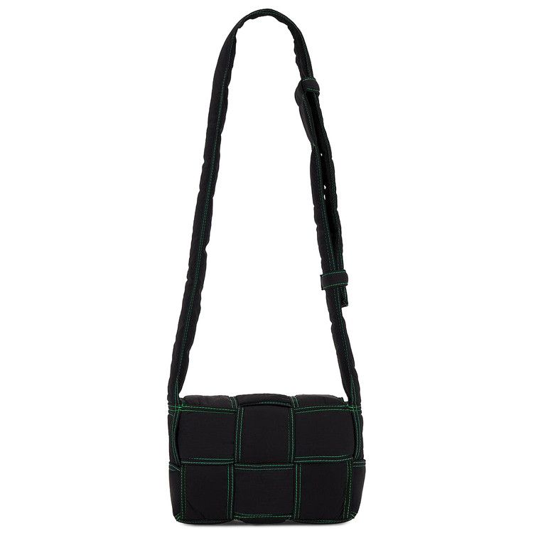 Bottega Veneta Small Padded Tech Casette 'Black/Parakeet/Silver'