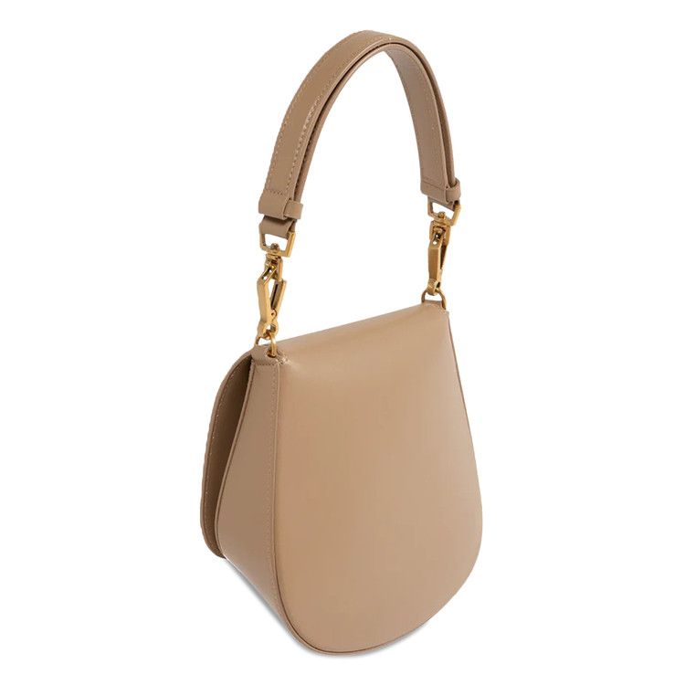 Saint Laurent Voltaire Leather Top Handle 'Dark Toffee'