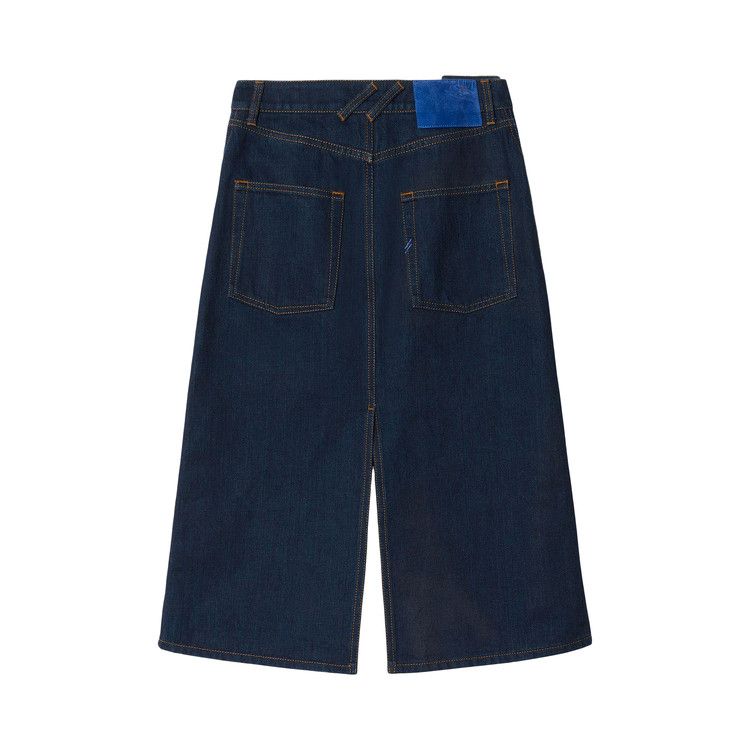 Burberry Mid Length Denim Skirt 'Indigo Blue'