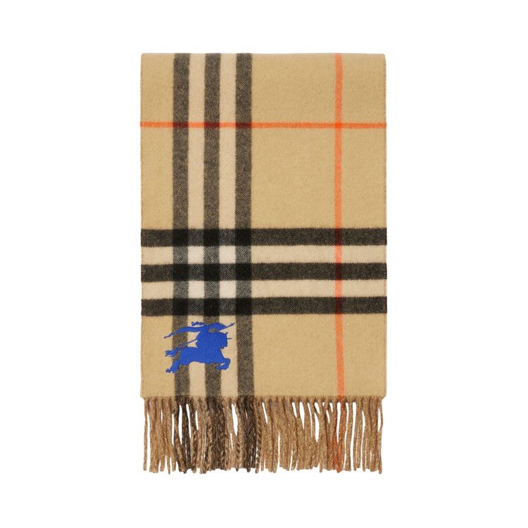 Burberry EKD Cashmere Reversible Scarf 'Sand'