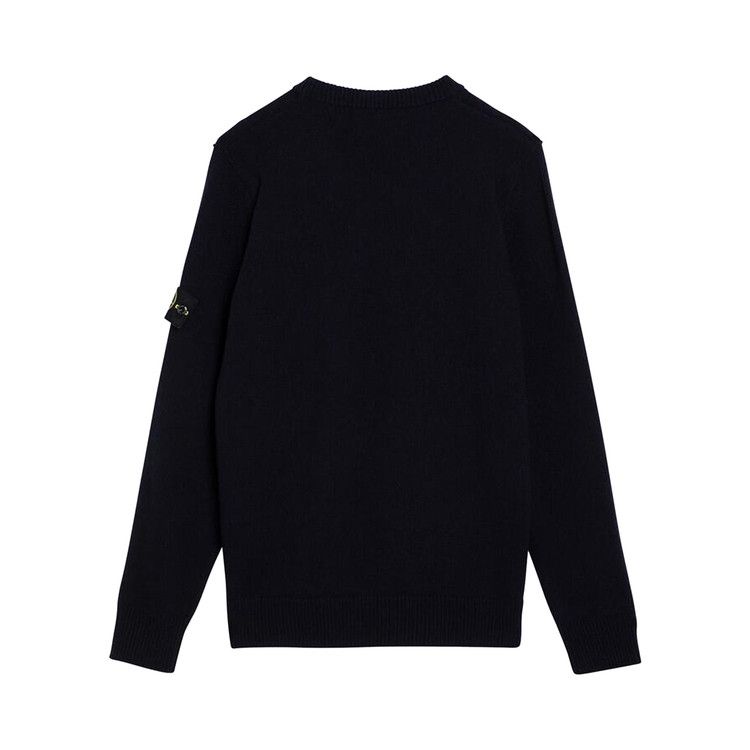 Stone Island Lambs Wool Crewneck 'Navy Blue'