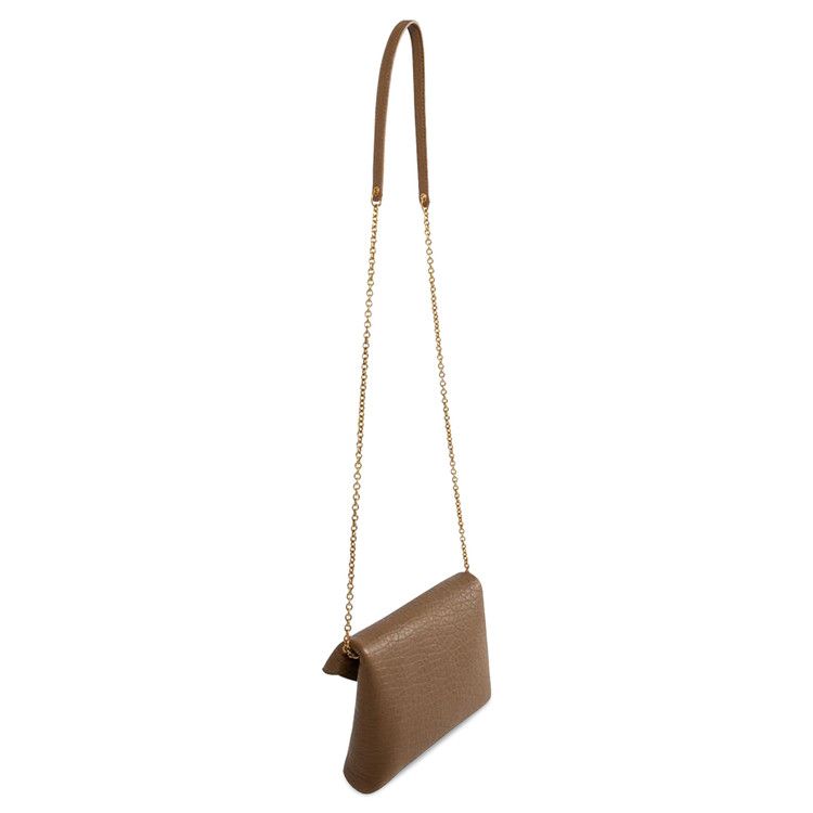 Saint Laurent Cassandre Chain Pouch 'Dark Cork'