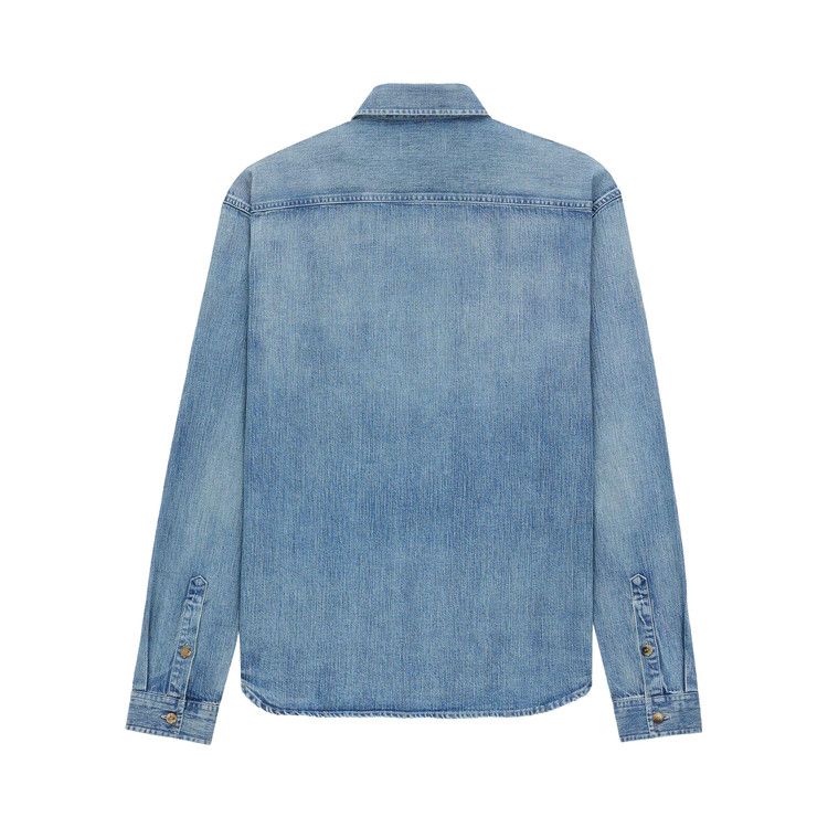 Saint Laurent Cassandre Denim Shirt 'Day Blue'