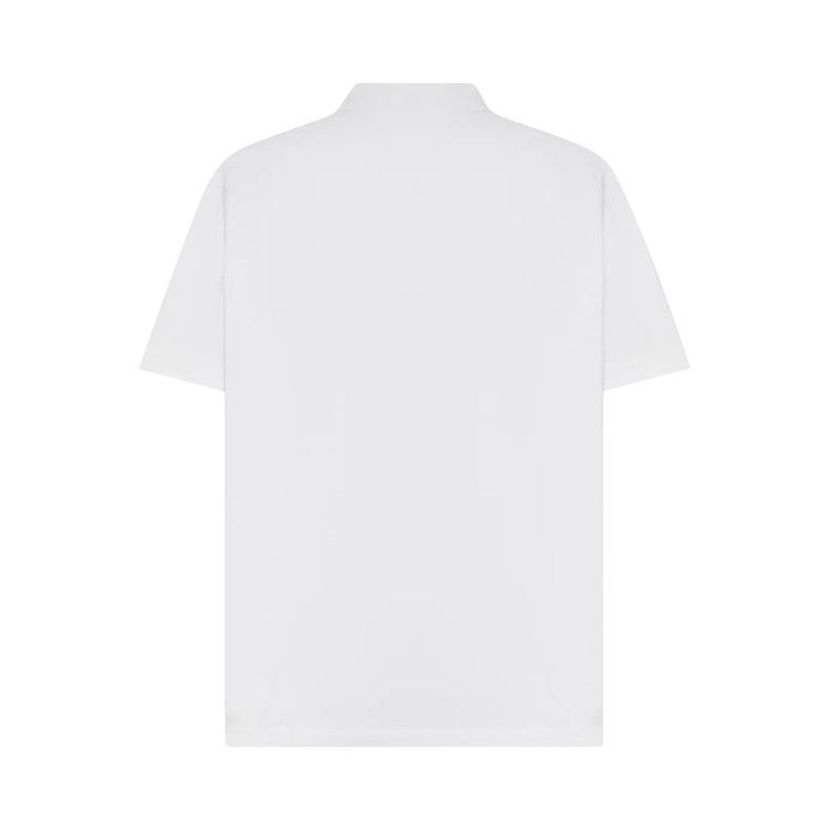 Balenciaga Short-Sleeve Regular Polo T-Shirt 'White'
