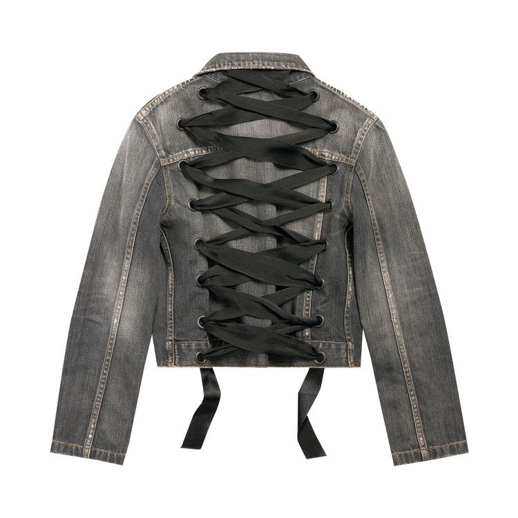 Balenciaga Lace-Up Jacket 'Dark Grey'