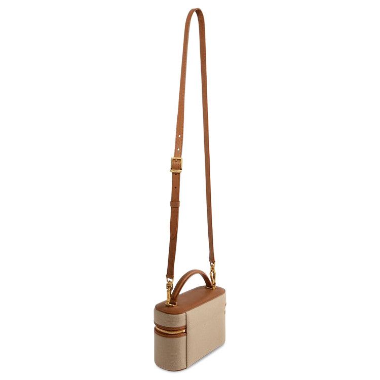 Saint Laurent Mini Vanity Bag 'Desert Dust/Brick'