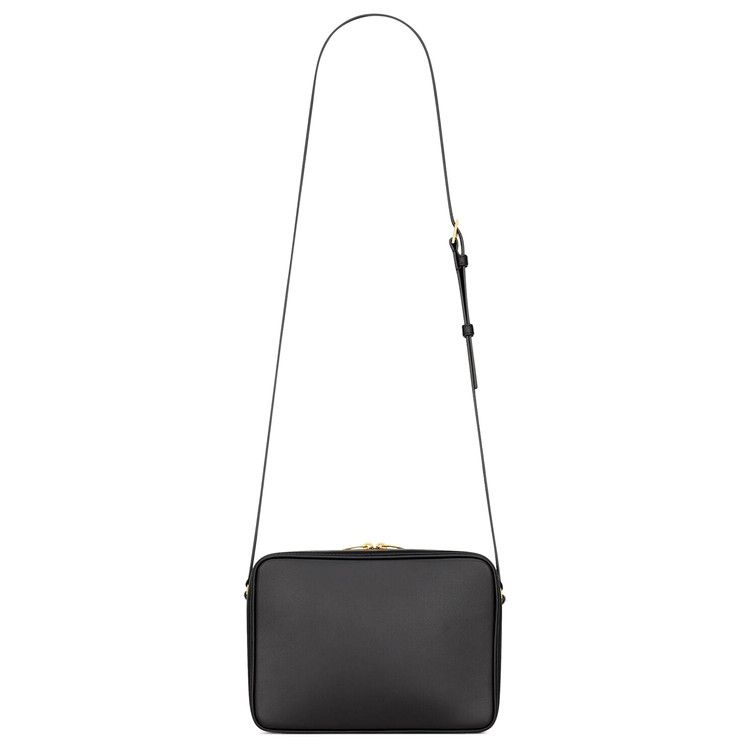Saint Laurent Camera Case In Smooth Leather 'Nero'