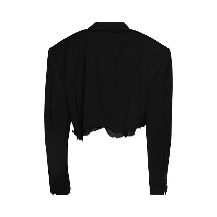 Balenciaga Cut Off Single Breasted Jacket 'Black'