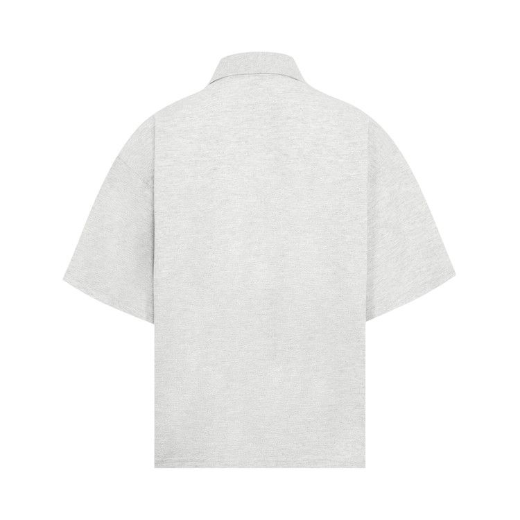 Saint Laurent Oversized Polo 'Gris Chine'