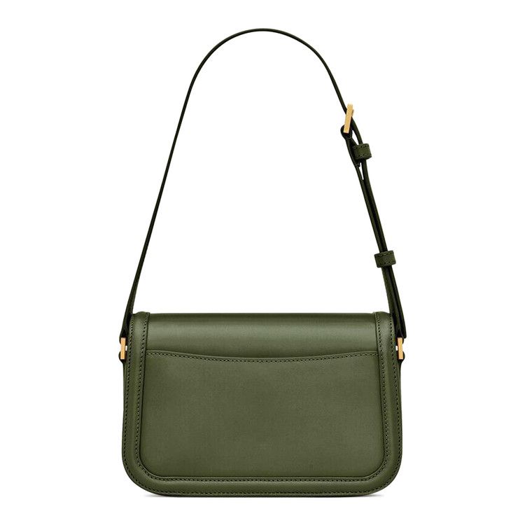 Saint Laurent Solferino Mini In Box Leather 'Olive Wood'