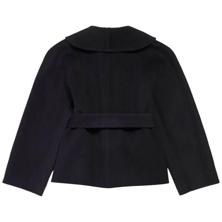 Balenciaga Short Wrap Coat 'Black'