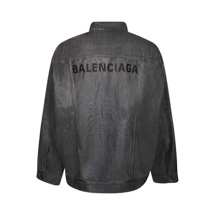 Balenciaga Oversized Jacket 'Light Heather Grey/Yellow'