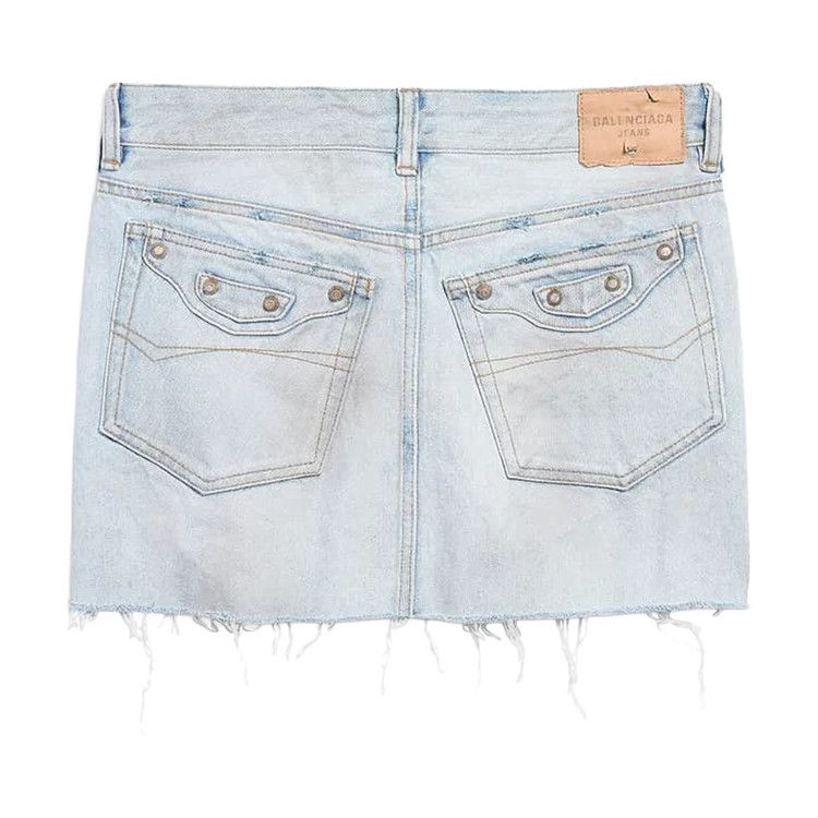 Balenciaga City Mini Skirt 'Light Blue'