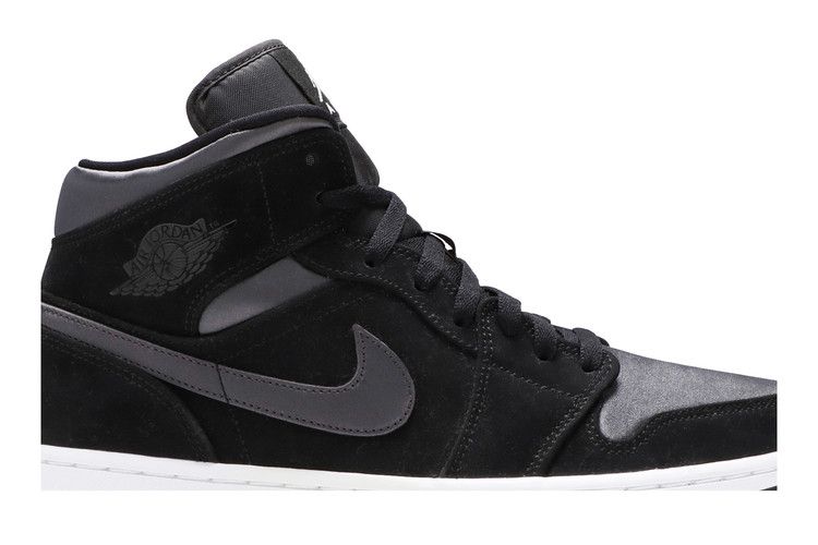 Air Jordan 1 Mid SE Nylon 'Black Grey'