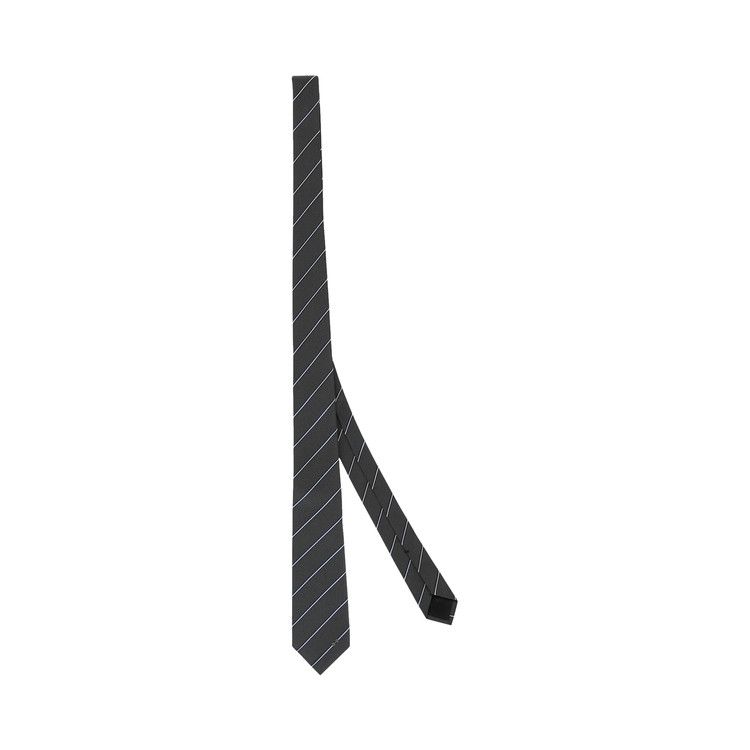 Gucci Striped Horsebit Silk Jacquard Tie 'Grey/Blue'