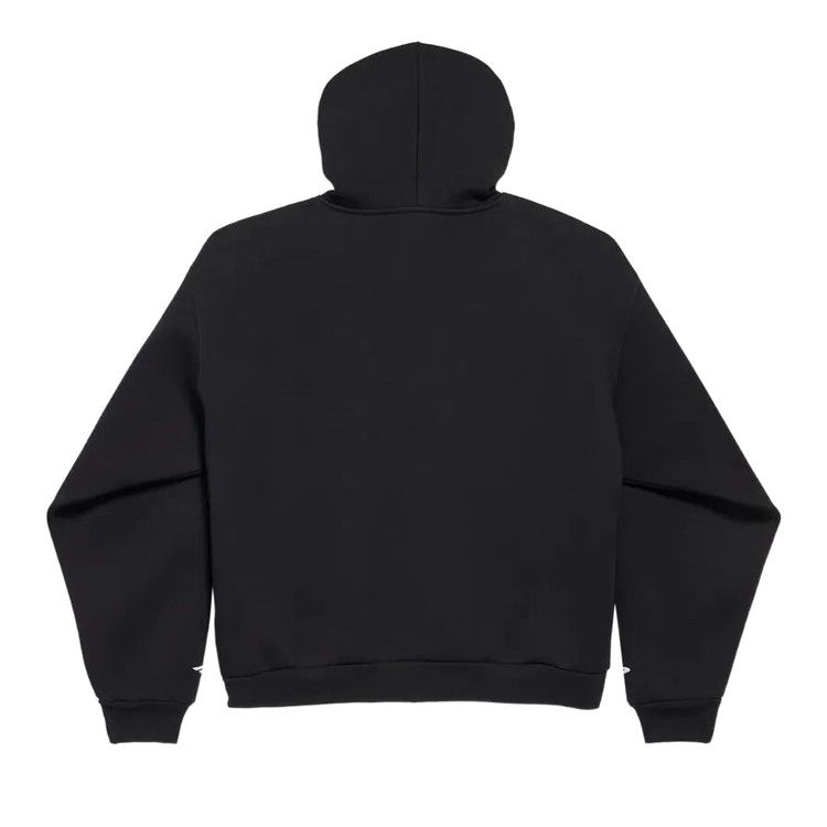 Balenciaga Zip-Up Hoodie 'Washed Black/White'