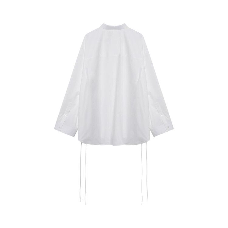 Balenciaga Lace-Up Shirt 'White'