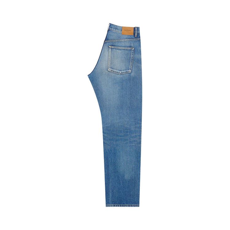 Saint Laurent High Rise Tapered 'Costa Rica Blue'