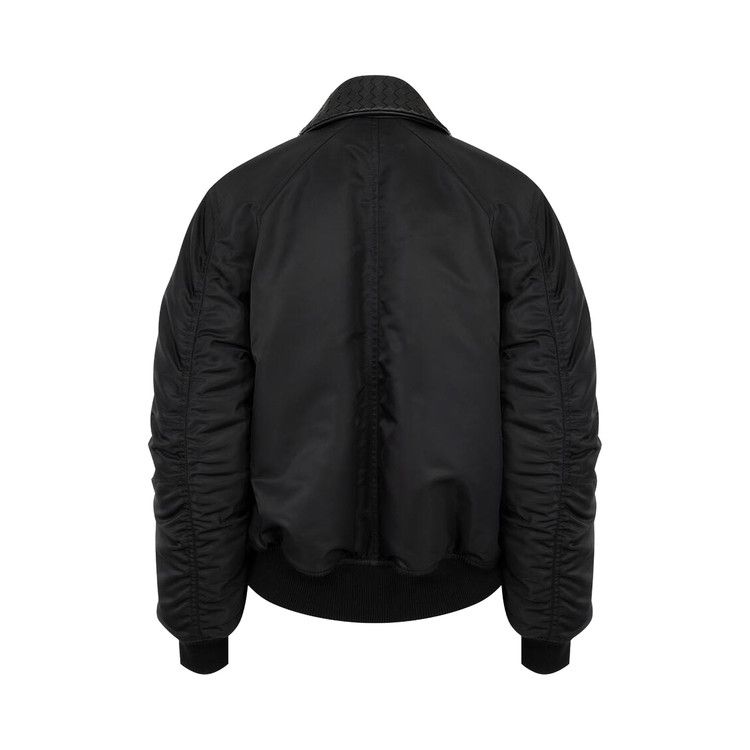 Bottega Veneta Satin Nylon Blouson 'Double Black'
