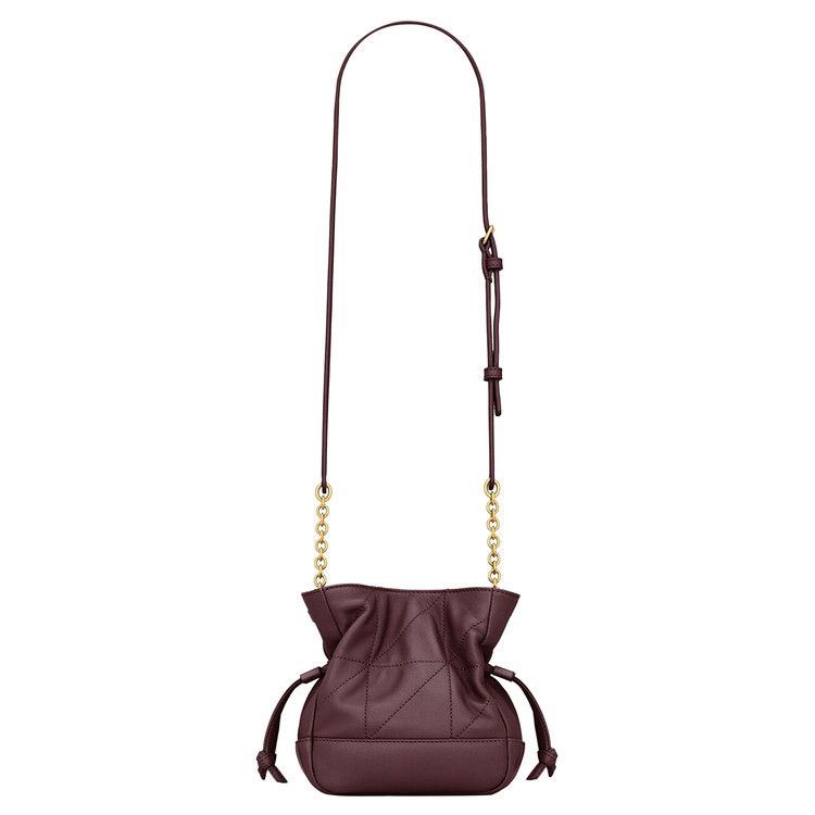 Saint Laurent Medium Pouch Bag 'Hot Wine'