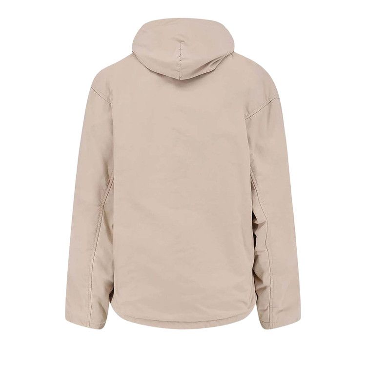 Balenciaga Hooded Zip Up Jacket 'Light Beige'