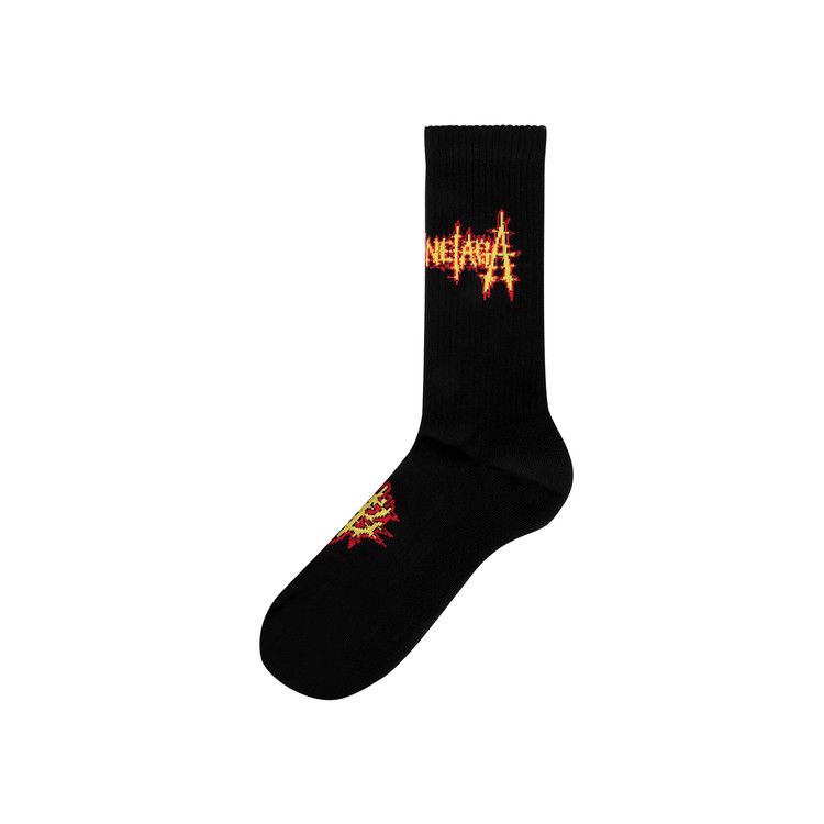 Balenciaga Socks 'Black/Yellow'