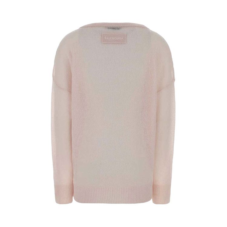 Balenciaga Boxy Foil Jumper 'Dusty Pink'