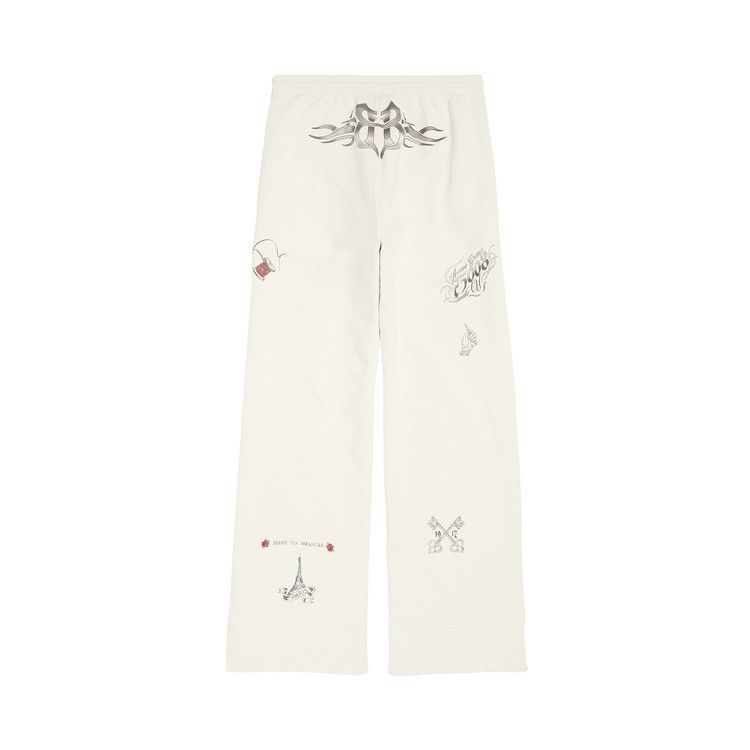 Balenciaga Oversized Baggy Sweatpants 'Cream'