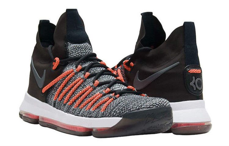 Nike KD 9 Elite 'Dark Grey Hyper Orange'
