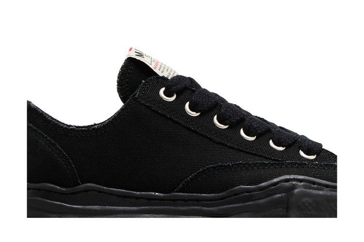 Maison Mihara Yasuhiro Peterson OG Sole Canvas Low 'Triple Black'