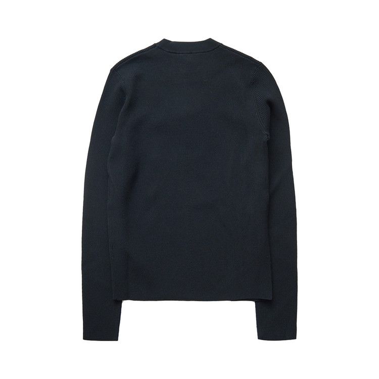 Diesel Ribbed Logo Crewneck Sweater 'Black'