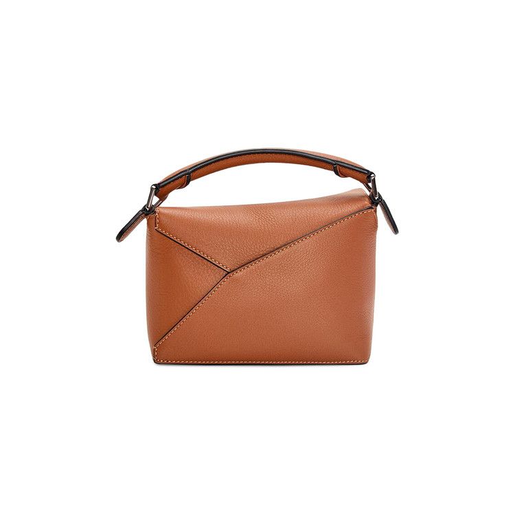 Loewe Mini Puzzle Edge Bag In Classic Calfskin 'Tan'