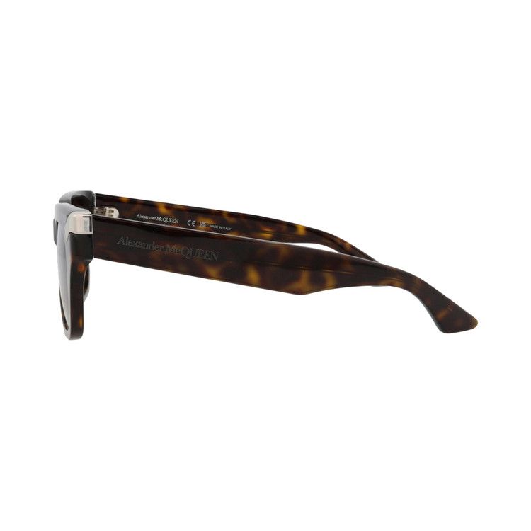 Alexander McQueen Square Sunglasses 'Havana/Brown'